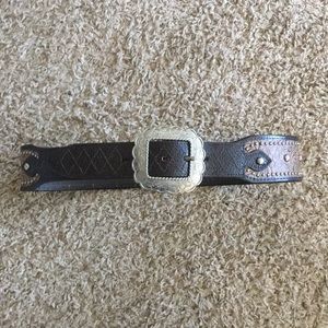 Western Style Leather Belt